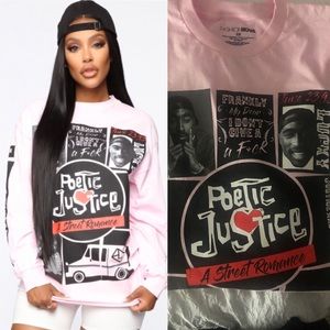 Fashion Nova Poetic Justice Graphic tee